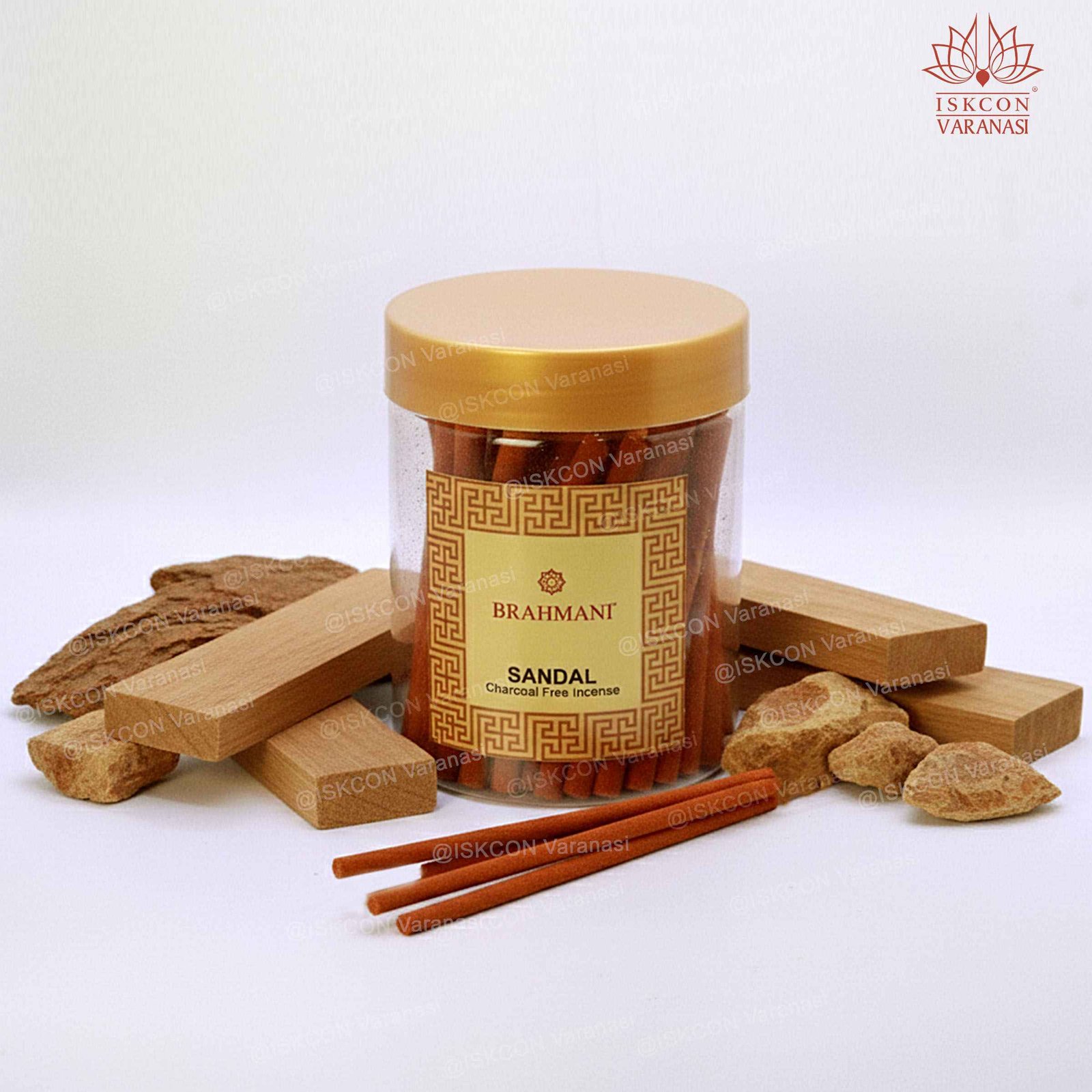 ISKCON Varanasi Natural Agarbatti - Sandal Sticks